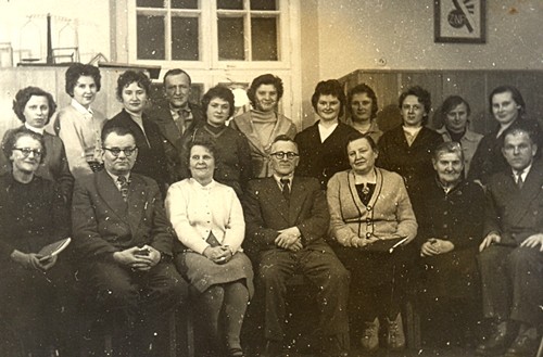 kadra szkoły w Sarnakach  1960