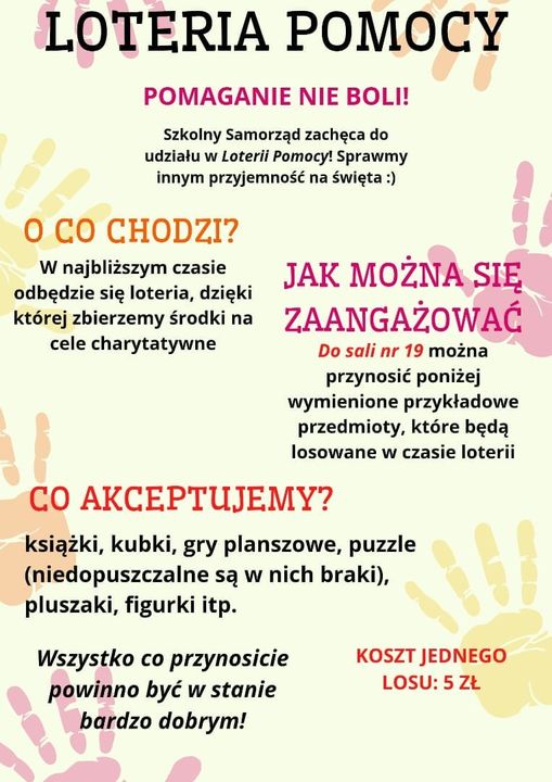 loteria pomocy ogłoszenie