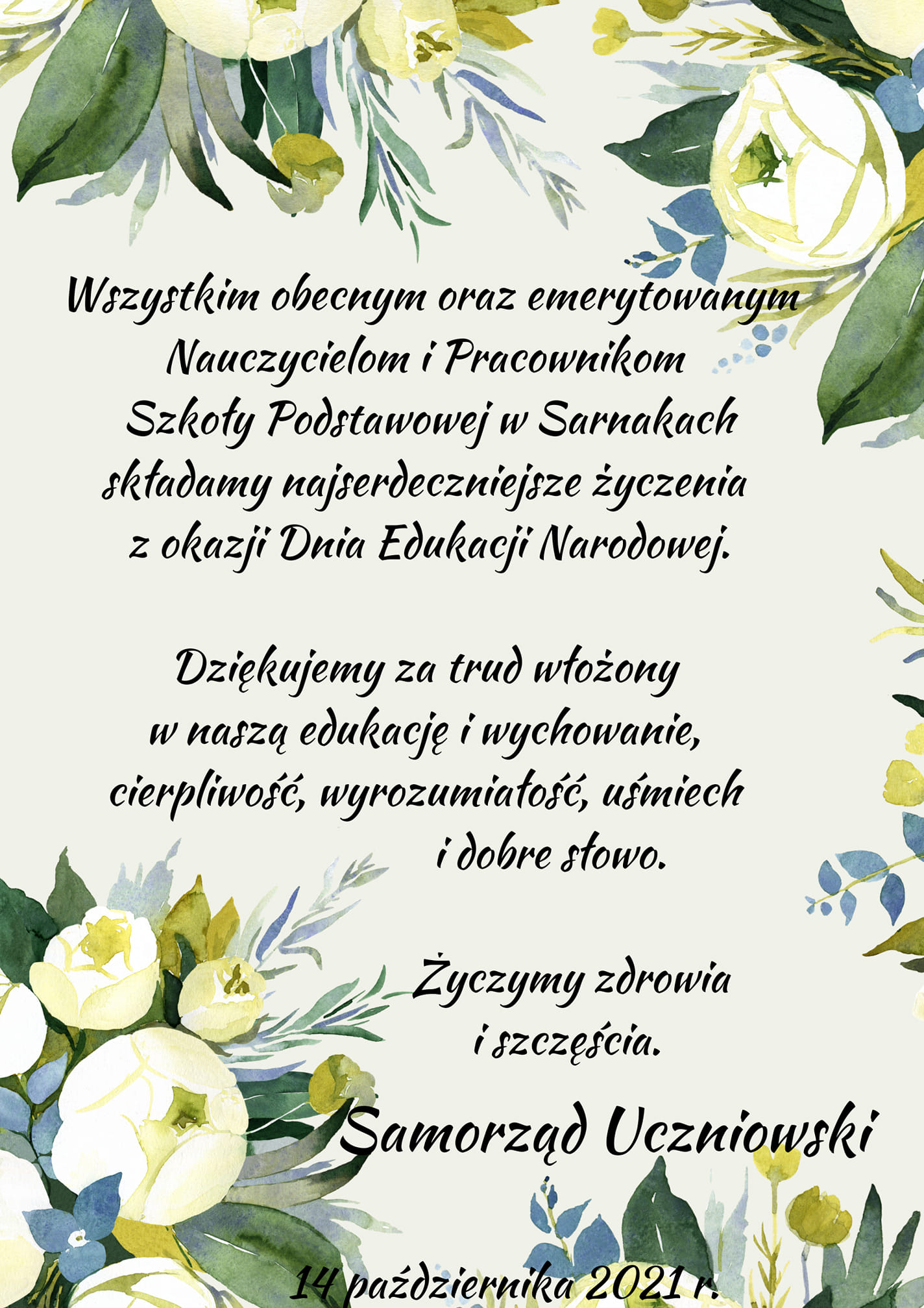 Życzenia DEN
